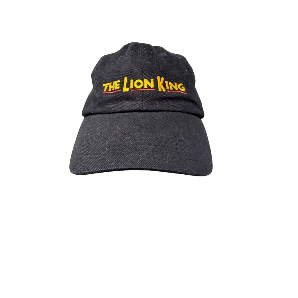 Disney The Lion King Embroidered Baseball Cap Black Adjustable Dad Hat Movie